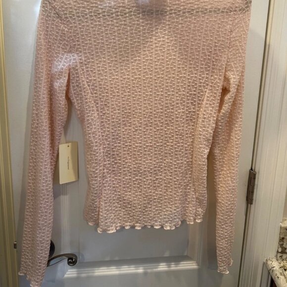 Peach Clothing XL Sheer Fitted Juniors Top - Picture 6 of 8